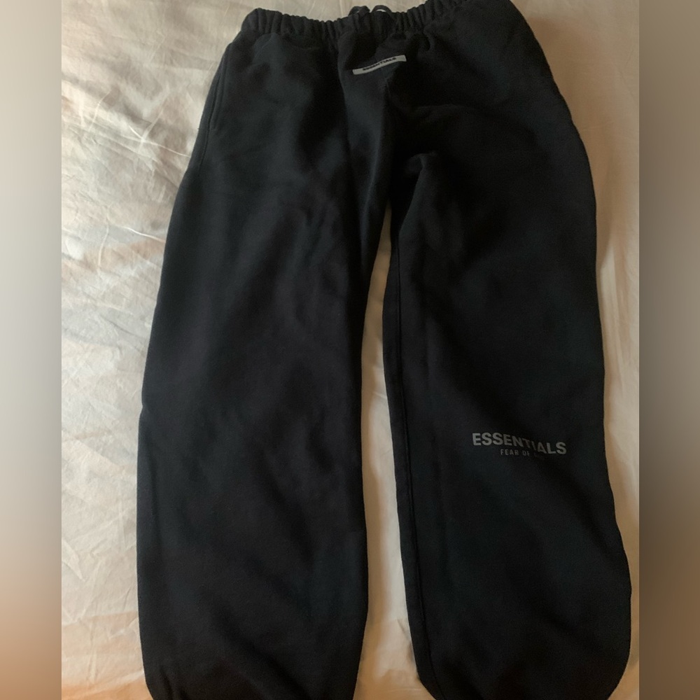 Essential fear of God black joggers/ sweatpants